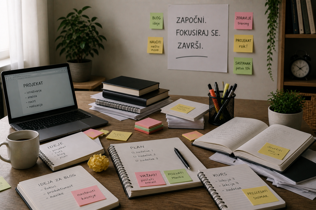stalno sam rasejan i ne mogu da završim stvari i gubitak fokusa